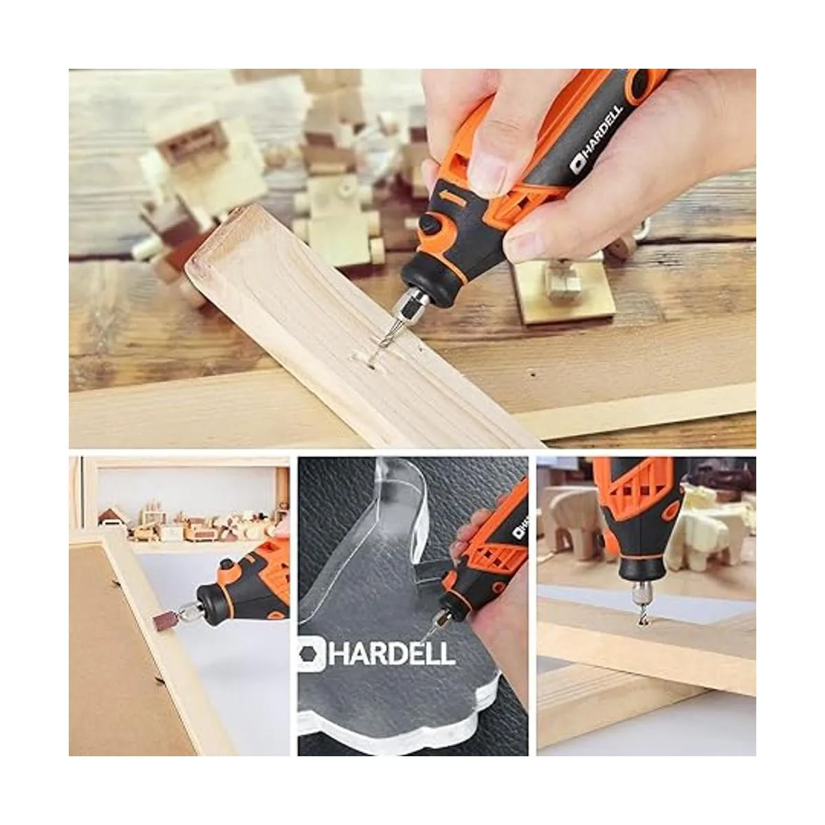 HARDELL Kit de accesorios para herramientas rotativas 282_4