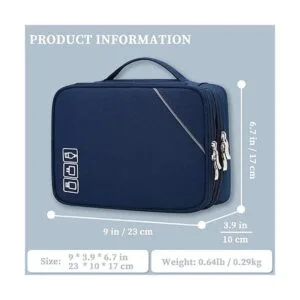 Lanola Bolsa organizadora de cables de viaje funda de_2