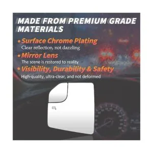 Espejo de cristal con calefacción lateral del conductor_7