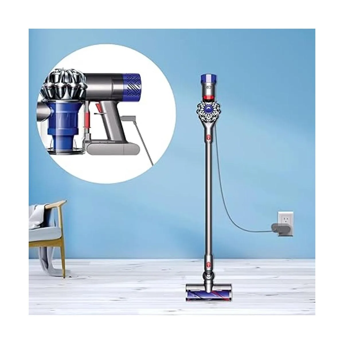 Dyson Cargador de repuesto de 261 V para V6 V7 V8_2