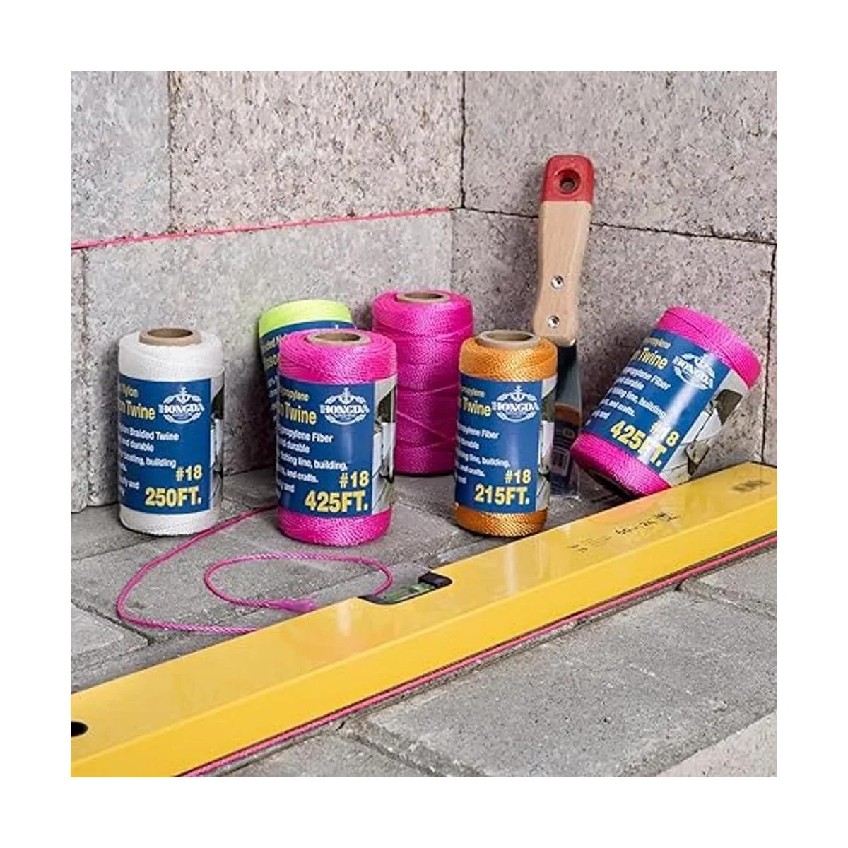 HONGDA Cuerda de nailon trenzada 18 x 1080 pies cuerda_5