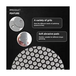 ZFE Juego de 9 almohadillas de pulido en seco de 4_4