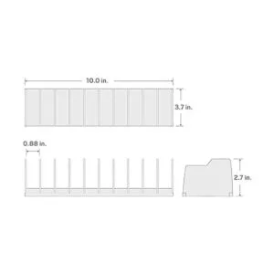 TEKTON Estante organizador de alicates de 10 ranuras_7