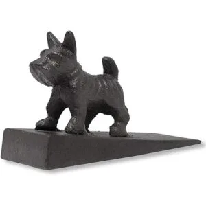 SEBAGO IRONWORKS Tapón de metal para puerta de perro_1