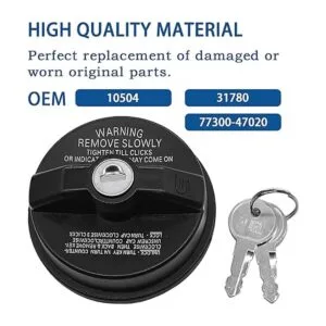 JEEFHO Tapa de combustible con tapa de gas compatible con_3