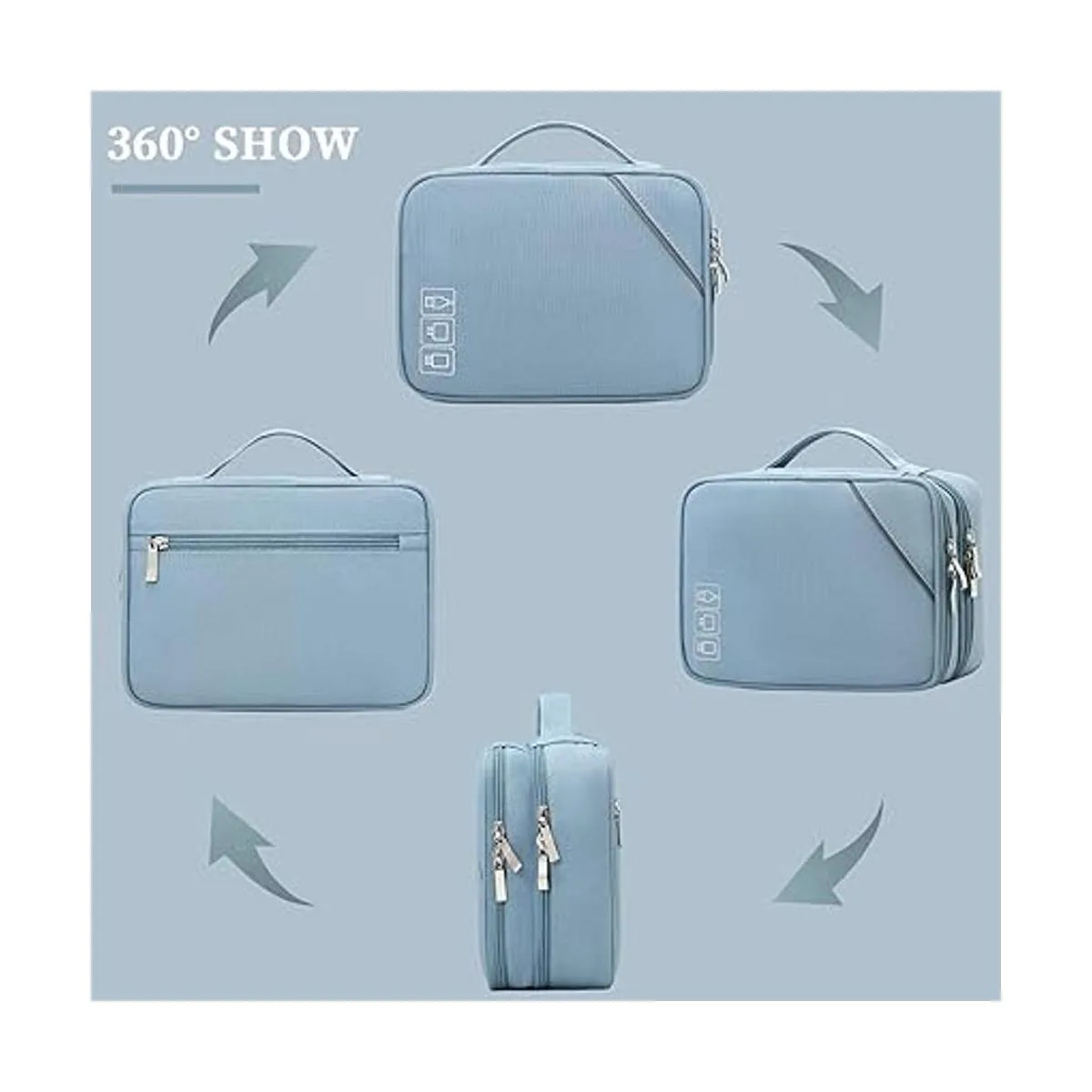 Lanola Bolsa organizadora de cables de viaje funda de_3