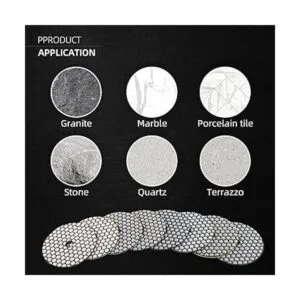 ZFE Juego de 9 almohadillas de pulido en seco de 4_5