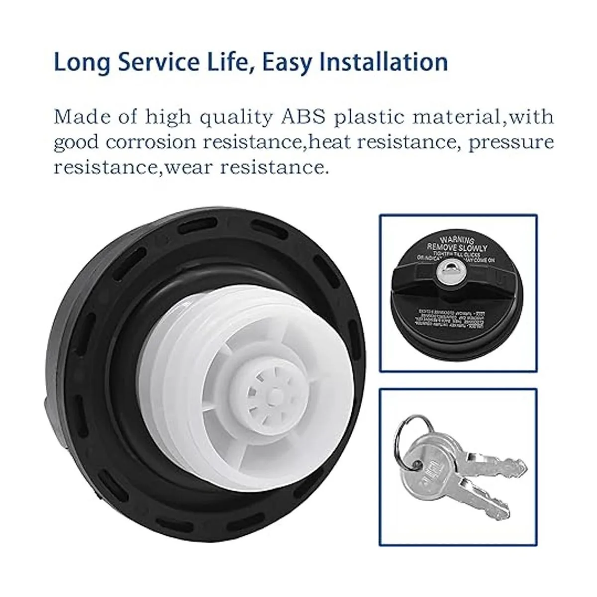 JEEFHO Tapa de combustible con tapa de gas compatible con_4