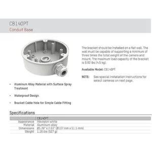 CB140PT LTB701 DS1280ZJDM21 Soporte de montaje en pared_3