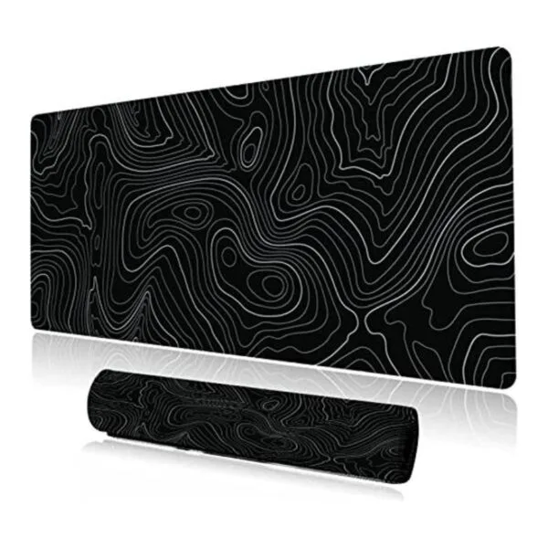 Tapete de escritorio patrón de líneas topográficas de_1