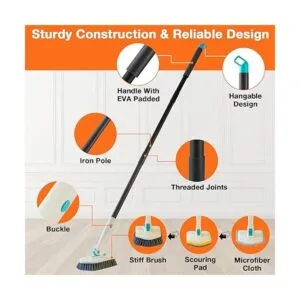 Cepillo de limpieza 3 en 1 con mango largo de 51 pulgadas_5