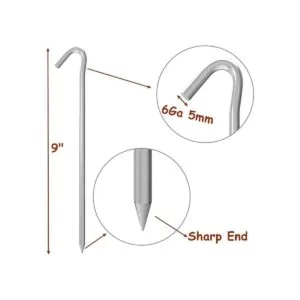 MySit Juego de 30 estacas para tienda de campaña de 9_2