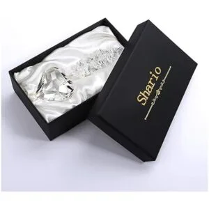 Shario Colgante de prisma de bola de cristal transparente_3