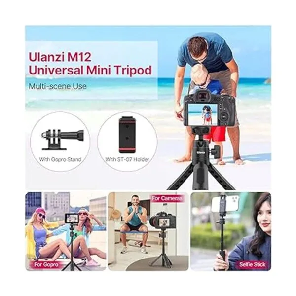 ULANZI M12 Palo extensible para selfie Gopro soporte_4
