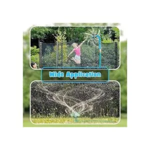 STFLY Regadera de trampolín para niños al aire libre de_7