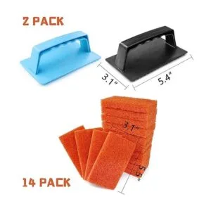 Hhome Kit de limpieza de plancha de 16 piezas para tapa_7