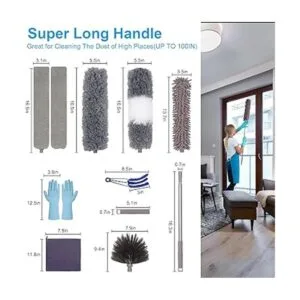 Plumero de microfibra 11 piezas plumero extensible para_6