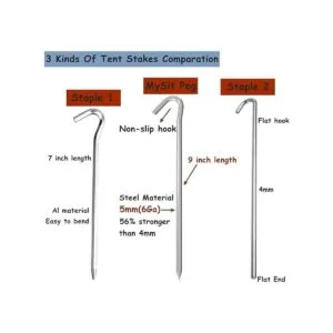 MySit Juego de 30 estacas para tienda de campaña de 9_3
