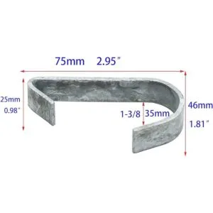 Clips de puerta de valla de eslabones de cadena de 138_4
