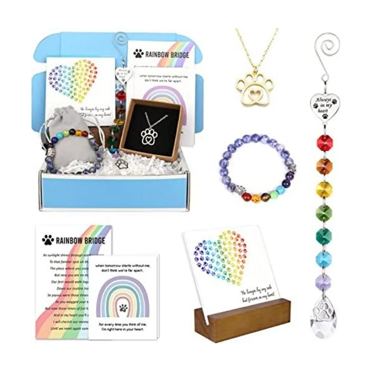 VANTLIN Canastas de regalo de condolencias de Rainbow_1