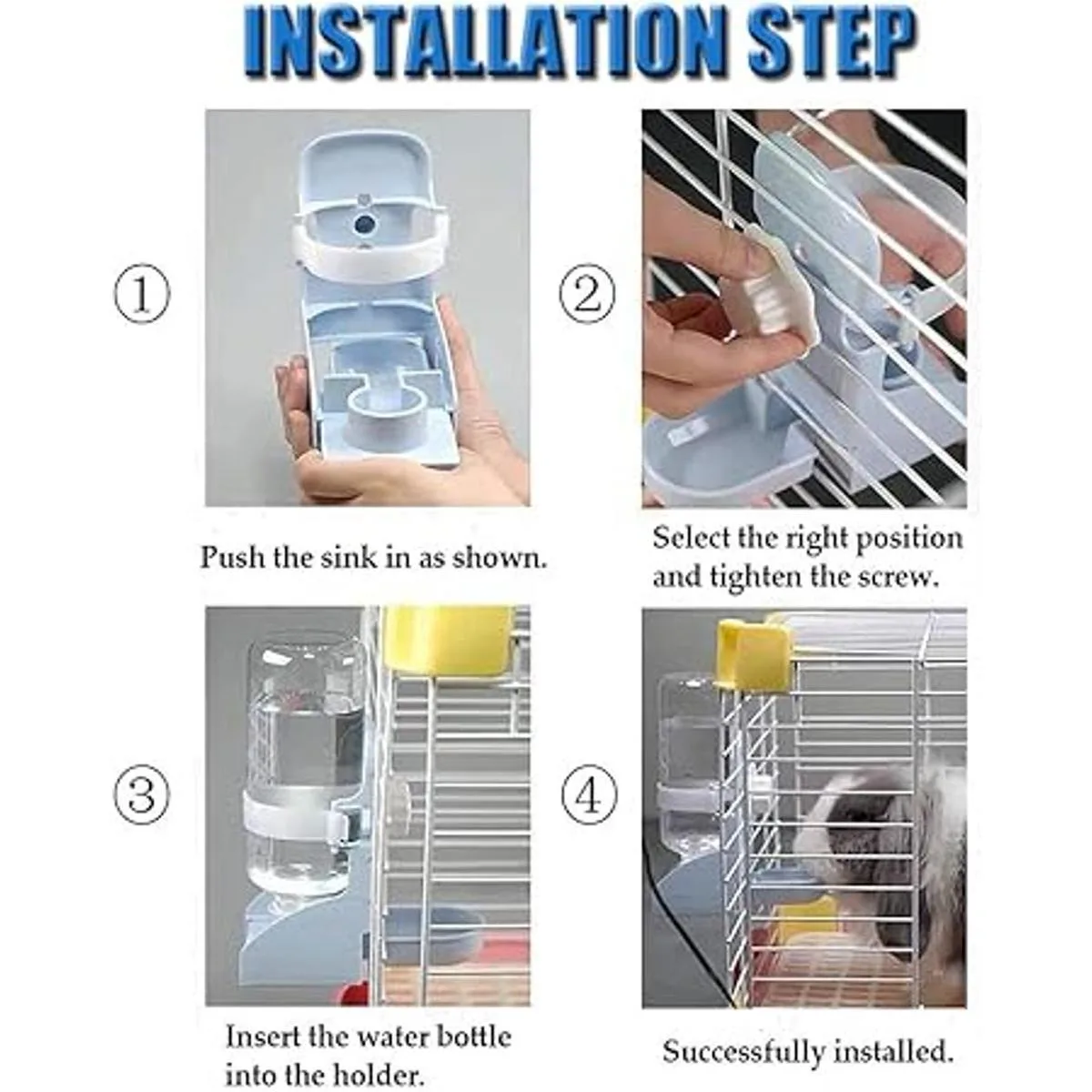 Oncpcare Alimentador de agua para conejo de 17 onzas_5