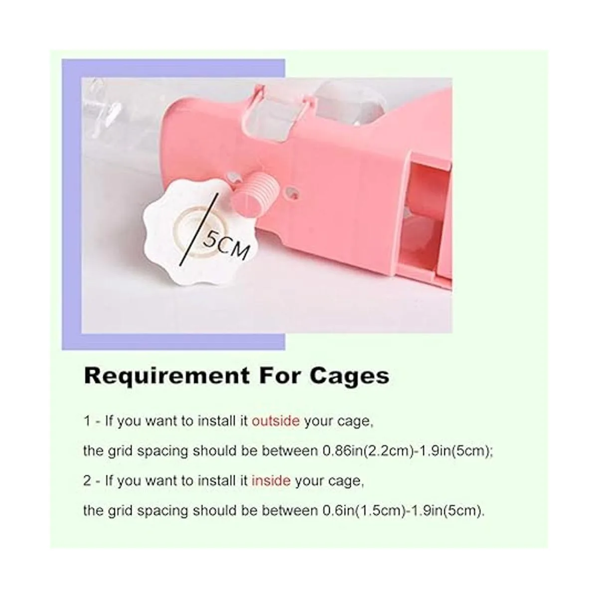 Oncpcare Alimentador de agua para conejo de 17 onzas_4