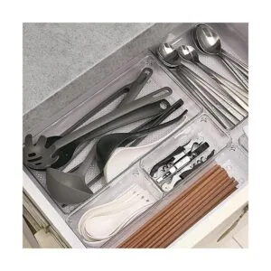 Paquete de 4 organizadores de cajones de plástico_5