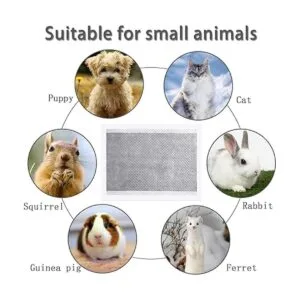 Fhiny 100 almohadillas de orina de conejo forro de jaula_5