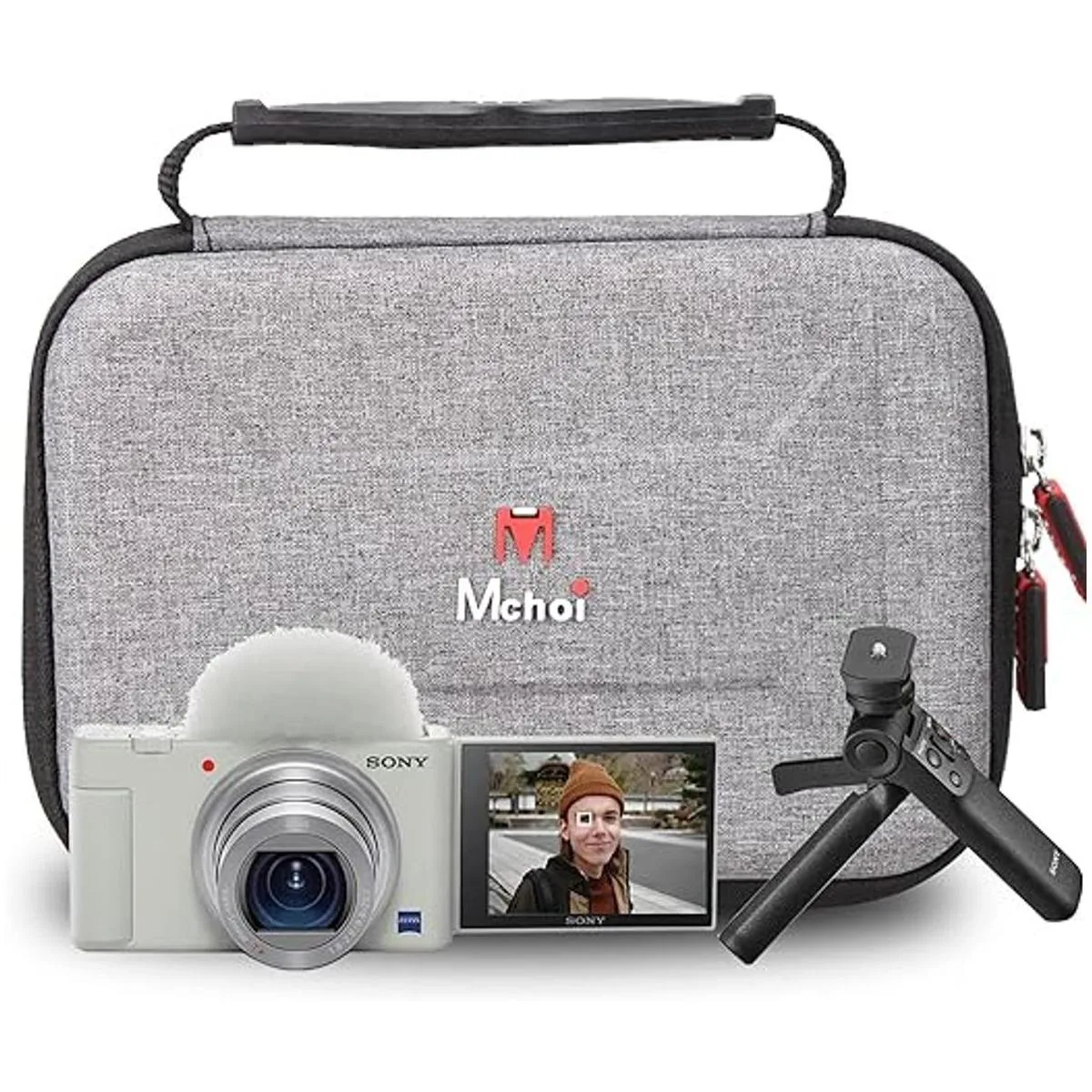 Mchoi Funda rígida portátil compatible con cámara Sony ZV1_6