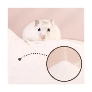 DR.DUDU Arena de baño para hámster 6.6 libras sin polvo_3