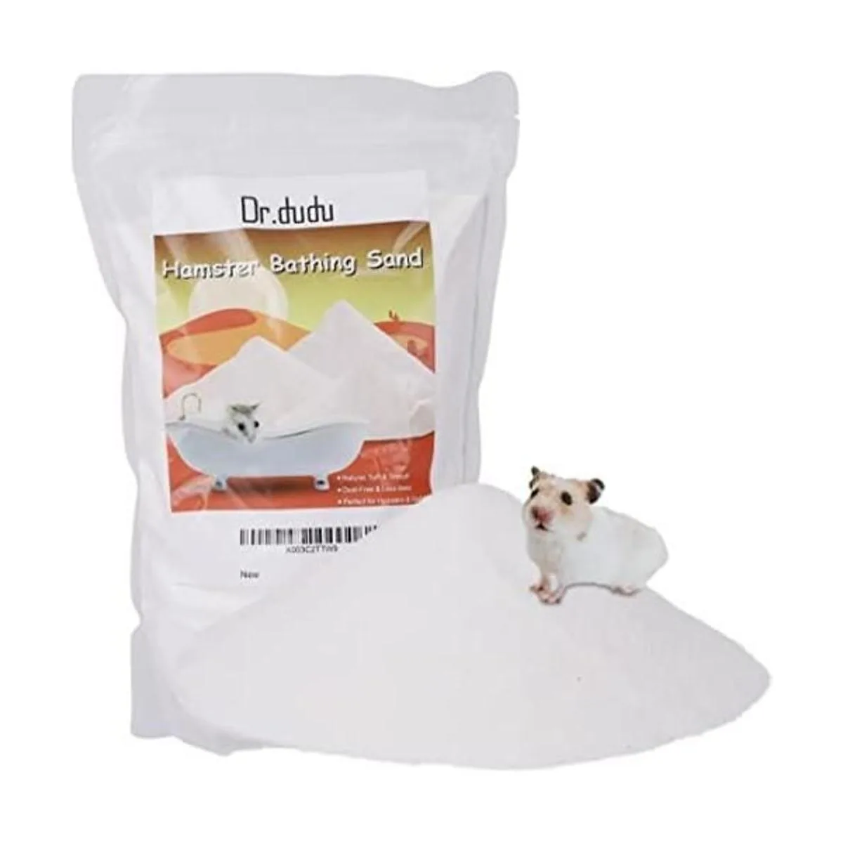 DR.DUDU Arena de baño para hámster 6.6 libras sin polvo_1