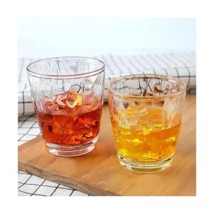 Paquete de 4 vasos de agua transparentes de plástico_5