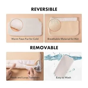 Percha para ventana de gato resistente con marco de acero_4