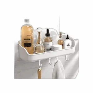 LUXEAR Organizador de ducha con ventosa sin perforación_1