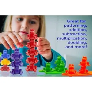 Skoolzy Juguetes de conteo de ranas. Juguetes de_4