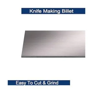 Hoja de cuchillo de acero 1095 de acero plano 12 x 3 x_4