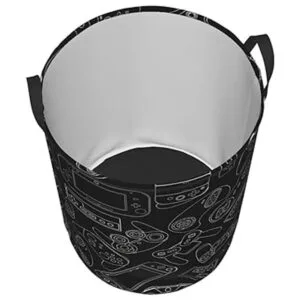 Gbuzozie Cesta redonda para la ropa sucia control de_3