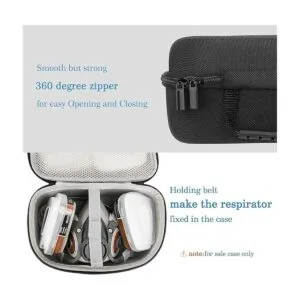 Funda reutilizable para respirador de media máscara. Funda_4