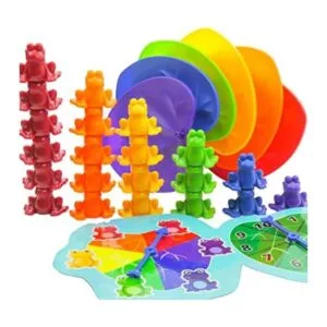 Skoolzy Juguetes de conteo de ranas. Juguetes de_1