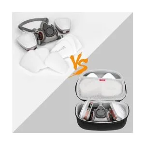 Funda reutilizable para respirador de media máscara. Funda_3