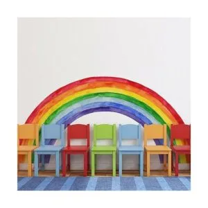 Calcomanías de pared de arcoíris grandes de 70.8 x 33.9_4