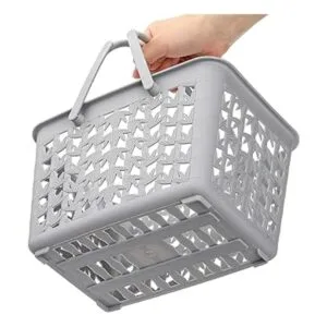 Elsjoy Juego de 3 cestas de plástico para ducha_6