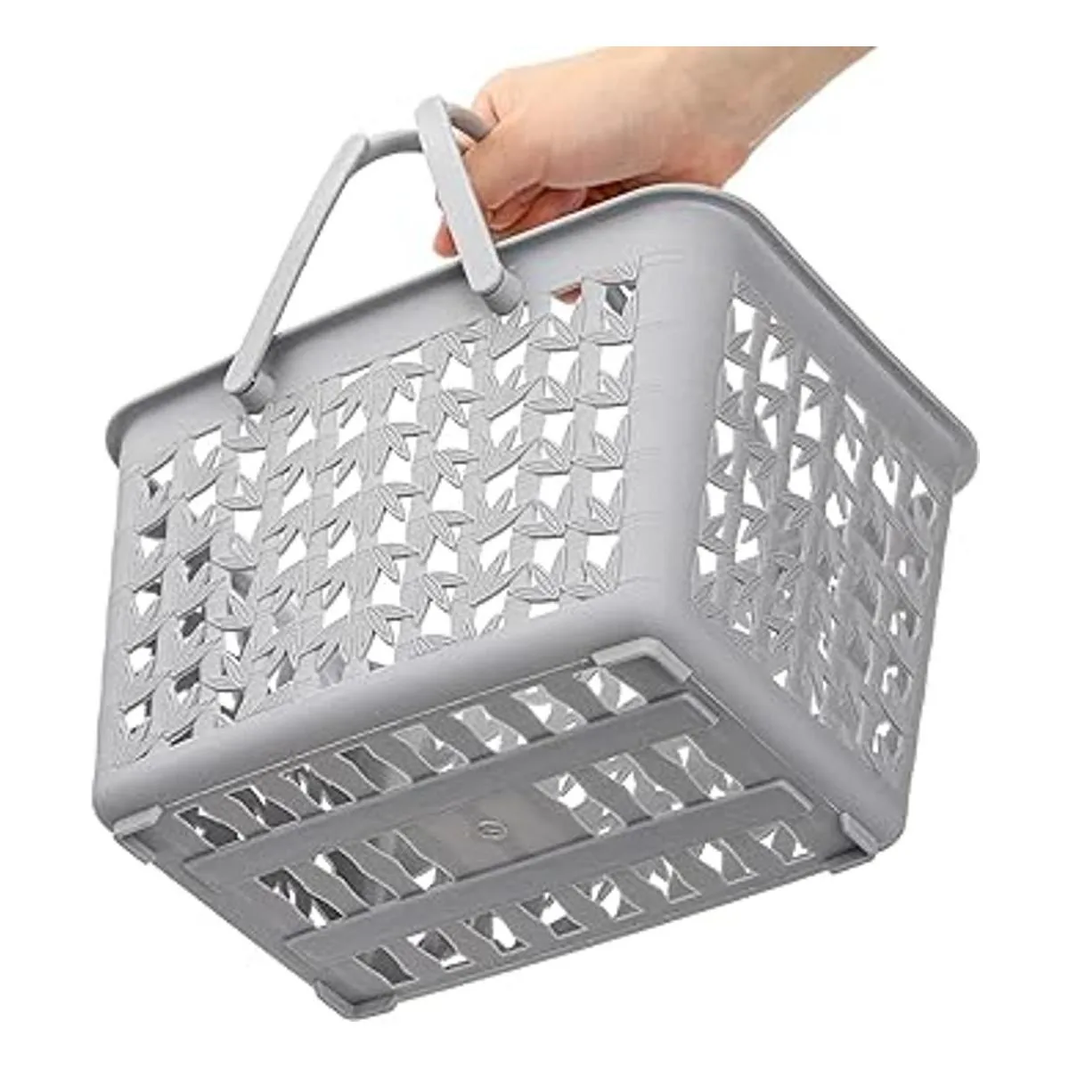 Elsjoy Juego de 3 cestas de plástico para ducha_6