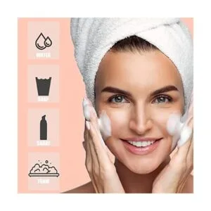 Botella de jabón de espuma negra de 2 onzas con bomba de_3