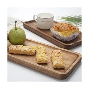 Bandeja de tocador de baño bandeja de mostrador de madera_3