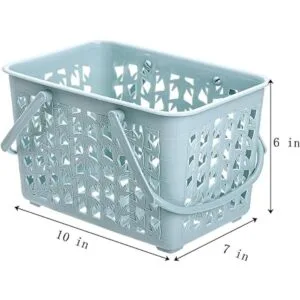 Elsjoy Juego de 3 cestas de plástico para ducha_2