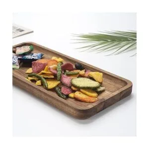 Bandeja de tocador de baño bandeja de mostrador de madera_7