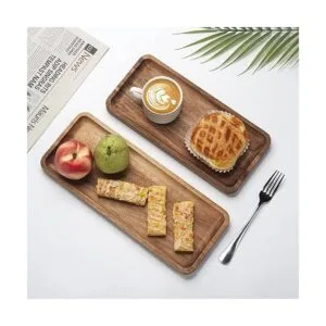 Bandeja de tocador de baño bandeja de mostrador de madera_5