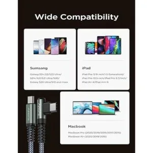 Cable USB C a USB C de 60 W 4 unidades de 3.33.36.610_7