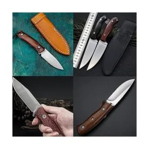 Hoja de cuchillo de acero 1095 de acero plano 12 x 3 x_7